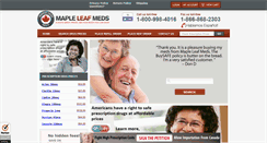 Desktop Screenshot of mapleleafmeds.com